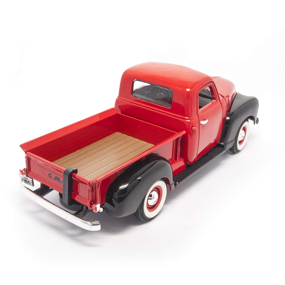 1950 GMC Pickup Truck Red/Black 1/18 Diecast Model Car by Road